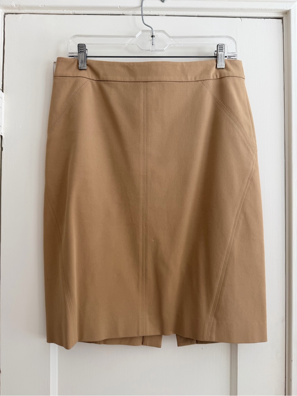 Ann Taylor Classic Tan Womens Pencil Skirt